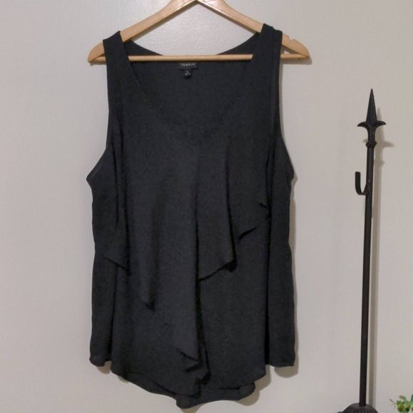 Torrid black sheer sleeveless top - Picture 1 of 1